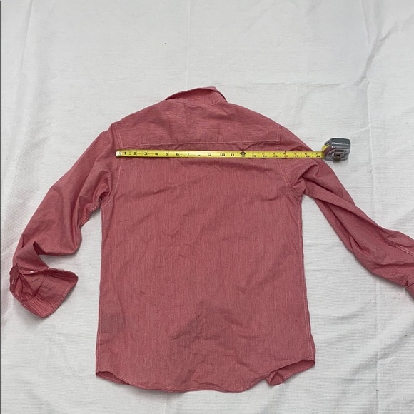 Tommy Hilfiger Red Button Down Shirt Classic Fit - Picture 8 of 8